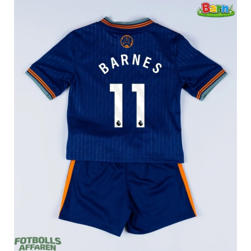 Newcastle United Harvey Barnes #11 Tredjeställ Barn 2025-26 Kortärmad (+ Korta byxor)